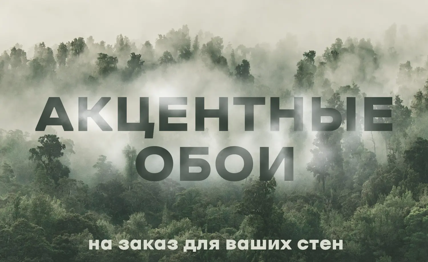 Акцентные обои на заказ для ваших стен