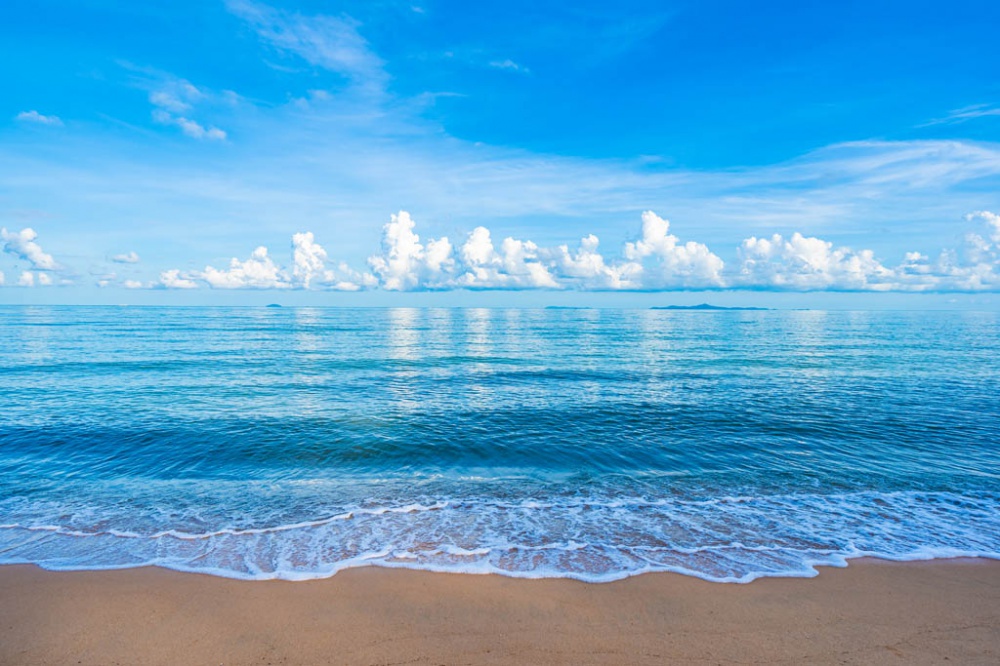 Фотообои и фрески - Синие волны моря