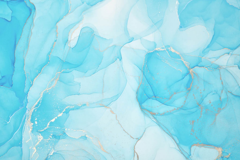 Фотообои и фрески - Бирюзовый fluid