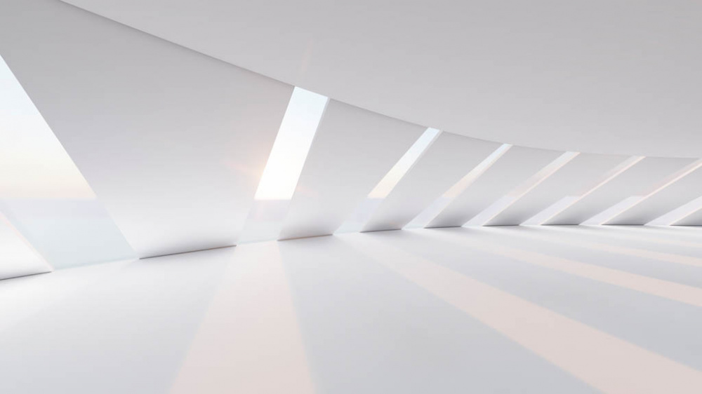 Фотообои и фрески - Коридор света 3d