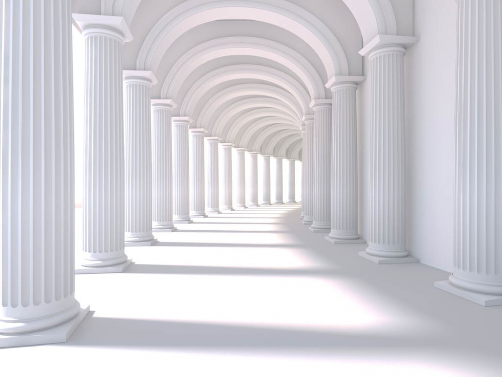 Фотообои и фрески - Величественные арки 3d