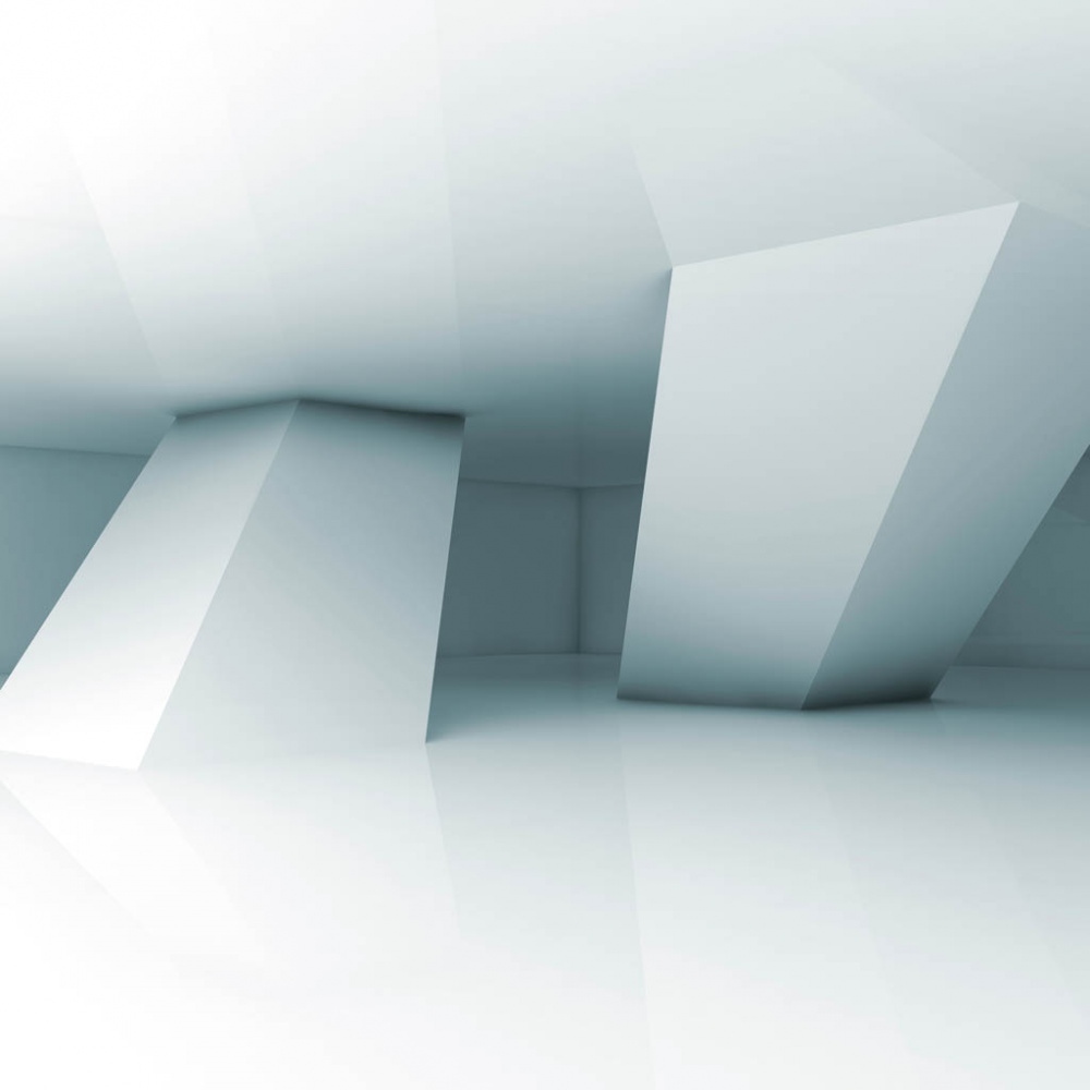 Фотообои и фрески - Асимметричные 3d колонны