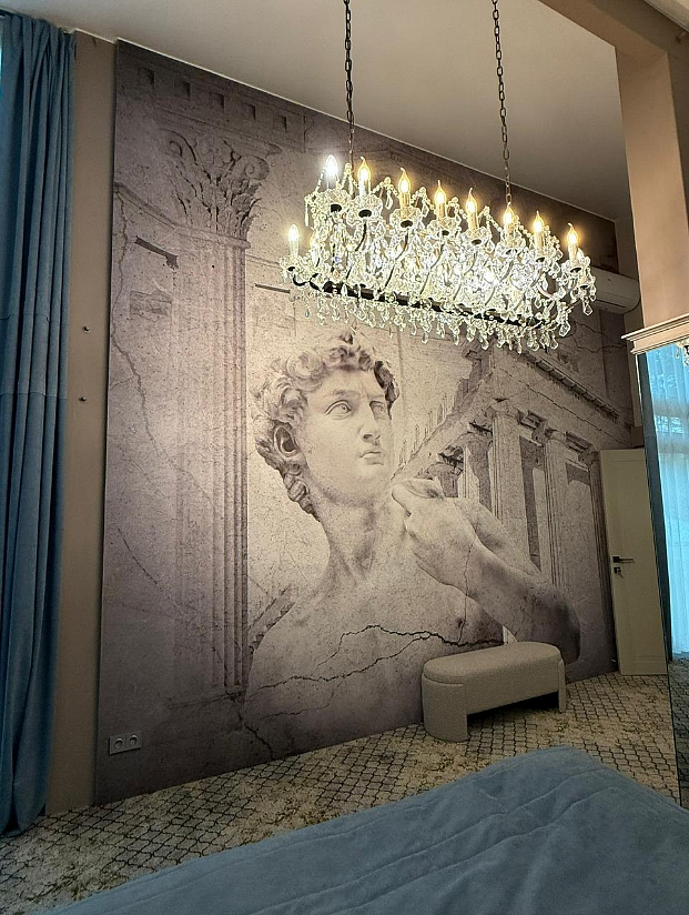 Фото интерьера из отзыва о фреске ArtFresco